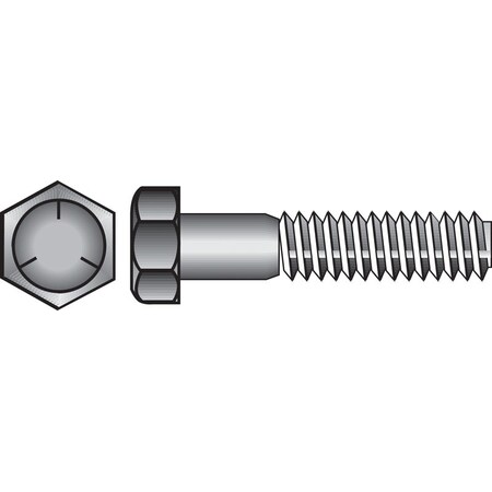 Hillman Grade 5 Hex Head Cap Screw, Steel 200030